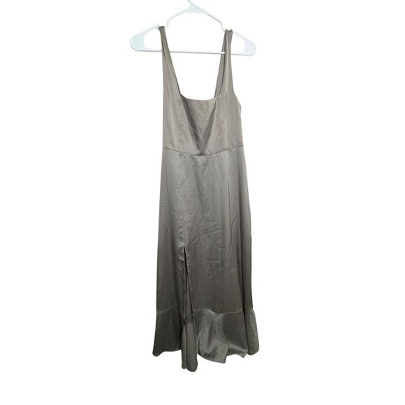 Show Me Your Mumu Bridesmaid Dress Women's Small Green Claire Midi Slit - Picture 1 of 9